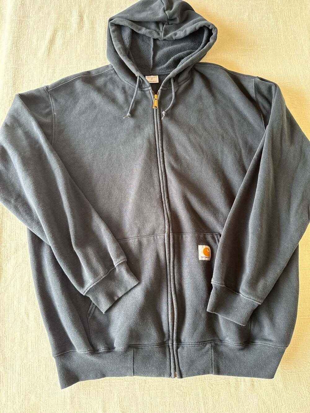 Carhartt Full Zip Hooded Sweatshirt Black XL